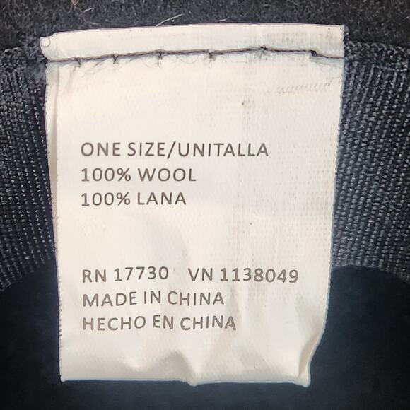 Target 100% Wool Floppy Hat Women’s One SZ Black Boho Excellent Condition - Picture 3 of 11